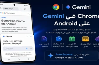 Gemini في Chrome على Android وميزة Auto Browse الجديدة