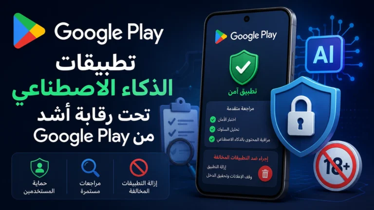 تطبيقات الذكاء الاصطناعي تحت رقابة أشد من Google Play لحماية المستخدمين